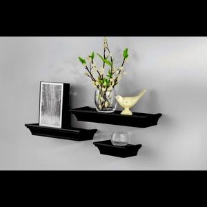 Decorative shelf set. 3 pieces